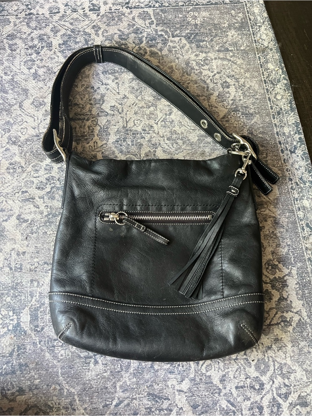 Coach Legacy slim tassel shoulder/crossbody bag - Picture 4 of 9